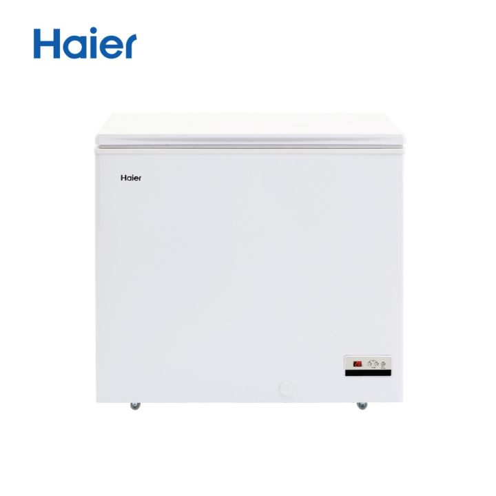 haier-ตู้แช่-ตู้แช่แข็งฝากระจกระบบ-low-frost-ขนาด-142-ลิตร-5-0-คิว-รุ่น-hcf-lf208-สีขาว