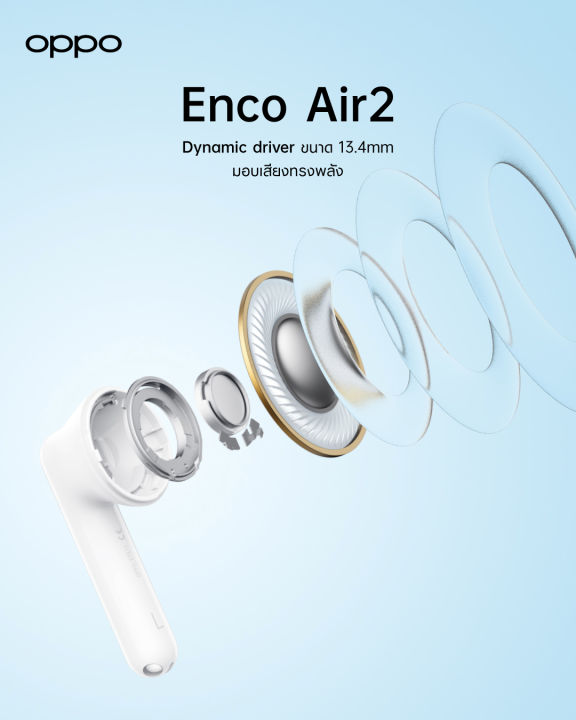 หูฟังบลูทูธไร้สาย-oppo-enco-air2-หูฟัง-bluetooth-ราคาพิเศษ-หูฟังไร้สายบลูทูธ-หูฟังบลูทูธ-หูฟัง-bluetooth-หูฟังไร้สายของแท้-oppo-ออปโป