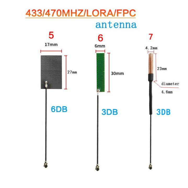 lora-โมดูลรับสัญญาณสูง8dbi-433mhz-เสาอากาศ-pcb-ในตัว-rg1-13-10cm-fpc-เสาอากาศสปริงภายใน470mhz-patch-เสาอากาศ-ipex