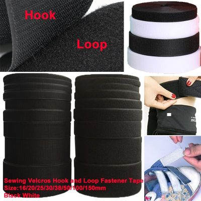 1M/Pair 16mm-150mm Hook Loop Tape Non-Adhesive Hook and Loop Sewing Fastener Tape Nylon Fabric Magic Tape For Sewing Accessories Adhesives Tape