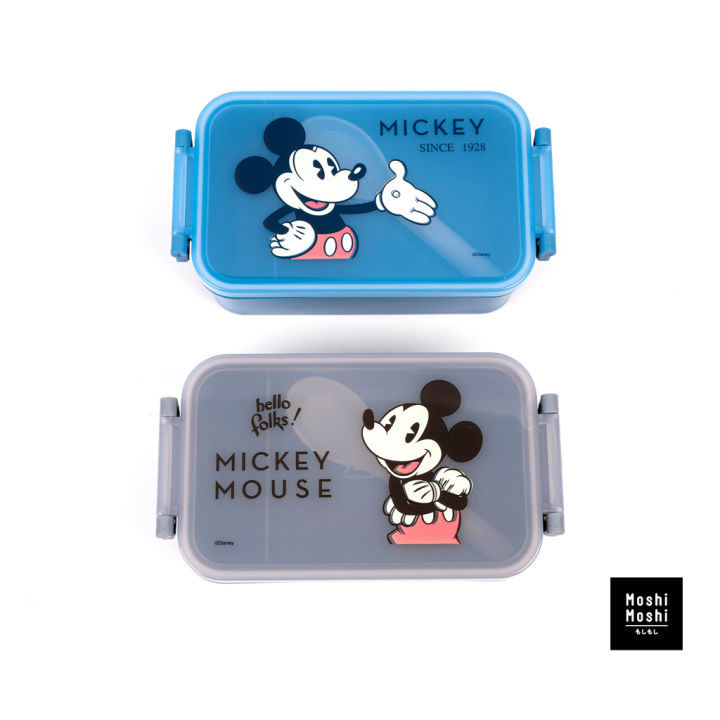 moshi-moshi-กล่องอาหาร-กล่องข้าว-ขนาด-400-ml-ลาย-mickey-mouse-ลิขสิทธิ์แท้จาก-disney-รุ่น-6100001886-1887