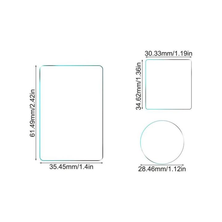tempered-glass-film-2-sets-for-dji-protective-screen-film-high-definition-ultra-clear-glass-screen-protector-action-camera-lens-screen-protector-for-protection-show