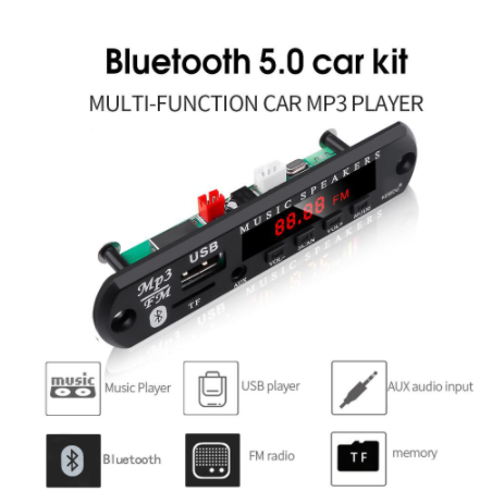 บลูทูธ-5-0-2x3w-amplifier-diy-kit-dc5-12v-เชื่อมต่อบลูทูธในรถยนต์-diy-ลำโพงบลูทูธ-แอมป์จิ๋ว-แอมป์บลูทูธ-เสียงดีเชื่อมต่อได้ไกล