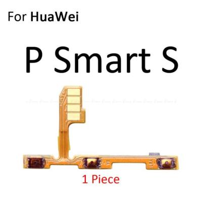 【❂Hot On Sale❂】 anlei3 ปิดเสียงสวิตช์ปุ่มพาวเวอร์ริบบิ้นซ่อมแซมส่วนสำหรับ Huawei P Smart Z S Pro Plus สายเคเบิลควบคุมดิ้นปุ่มปิดเสียง