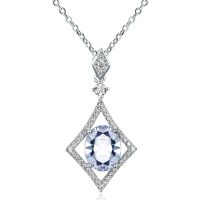 YINGRUIARNO Women Necklace S925 pure silver zircon necklaces