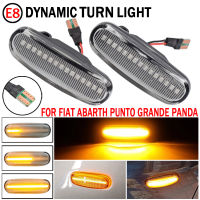 2Pcs Dynamic LED Side Marker Light Repeater Turn Signal Lamp For Fiat Panda 169 Punto 199 Stilo 192 Fiorino 225 Doblo Linea Qubo