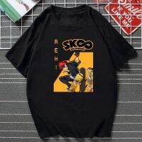 Sk8 The Infinity Anime T Shirt Funny Red Silhouette Kyan Reki Printed Graphic Short Sleev Tee Gildan Spot 100% Cotton