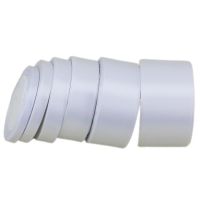 White Single Face Satin Ribbon Wholesale Gift Wrapping Christmas ribbons