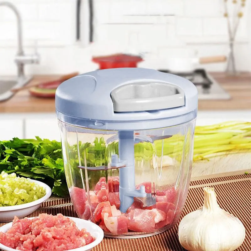 Manual Vegetable Cutter Garlic Chopper Food Twist Slicer Meat