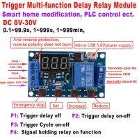 A022 Switch Trigger Relay Module 6-30V Time Delay Board JZ-801 โมดูลตั้งเวลา 6-30V Micro USB 5V จาก  0.1  (วินาทีขั้นต่ำ) -  999 นาที (สูงสุด) iTeams DIY