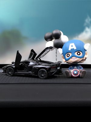 New car furnishing articles 2023 male controls high-grade car accessories shook his head doll cute decoration hand model