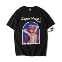 เสื้อยืดแขนสั้นคอกลมเสื้อยืด ผ้าฝ้าย พิมพ์ลายอนิเมะ Gremory Tissue Tissue Magic Parody High School DXD Waifu Baju Kaos ย S-5XL