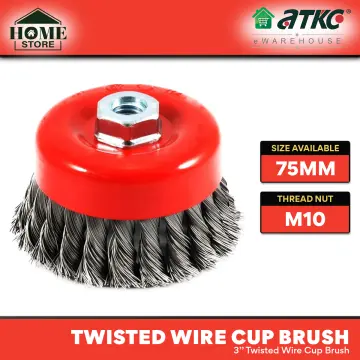 3 Twisted Wire Cup Brush