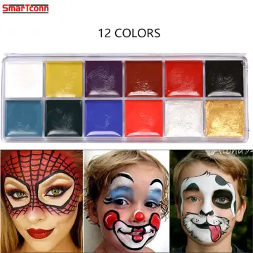 Face Body Paint Set Painting Palette Supplies for Halloween Makeup  Christmas