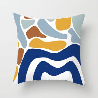 2022 Fashion Nordic Super Pillowcase R Geometric Abstract Art Blue Green Sleeping Pillow Cushion Sofa Cover