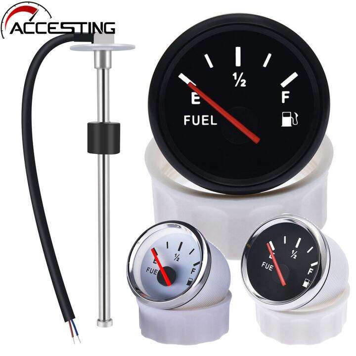 52MM Fuel Level Gauge 0190 Ohm Oil Tank Level Indicator With Fuel
