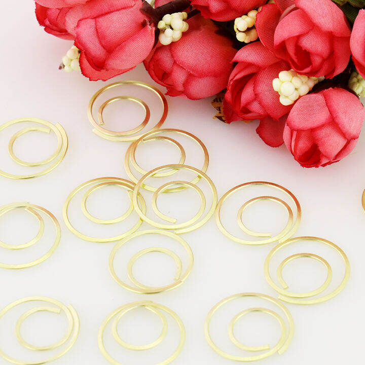 alltu-20pcs-imitation-gold-circular-metal-paper-clip-bookmark-stationery-student-office-memo