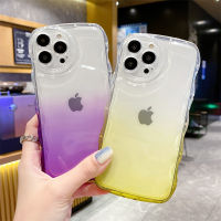 (ร้อน) Ottwn ลูกอมสีหยักชายแดนซิลิโคนศัพท์ Case สำหรับ 11 12 13 Pro Max X XR XS Max 7 8 Plus ล้างกันกระแทกปกอ่อน