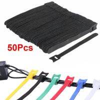 【CW】 Cable Ties 50X Reusable Cable Cord Nylon Strap Hook Loop Ties Tidy Organiser Tool 15x1.2CM Tidy Organiser Tools Cable Cord Use