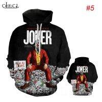 COD hjzfk0 HX โจ๊กเกอร์ Joker DC Movie Cool Man วาคีน ฟินิกซ์ 3D พิมพ์ Hoodies ลำลองแขนยาวแฟชั่นเสื้อคลุมด้วยผ้า