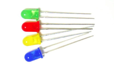 LED 5mm bundle (RED, GREEN, YELLOW, BLUE) - COLE-0241
