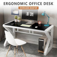 HomeSmart โต๊ะทำงาน computer desk โต๊ะ โต๊ะคอมพิวเตอร์ Home Office Desk โต๊ะสำนักงาน ขาเหล็กกล้าพ่นสีกันสนิม รับนำหนักได้200KG หน้าโต๊ะขนาด W120 x L60 x H75 cm