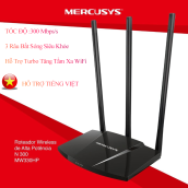 [BẢO HÀNH 2 NĂM]Bộ phát wifi xuyên tường tốc độ cao Mercusys MW330HP chuẩn N 300Mbps hỗ trợ 3 anten thu phát sóng siêu xa