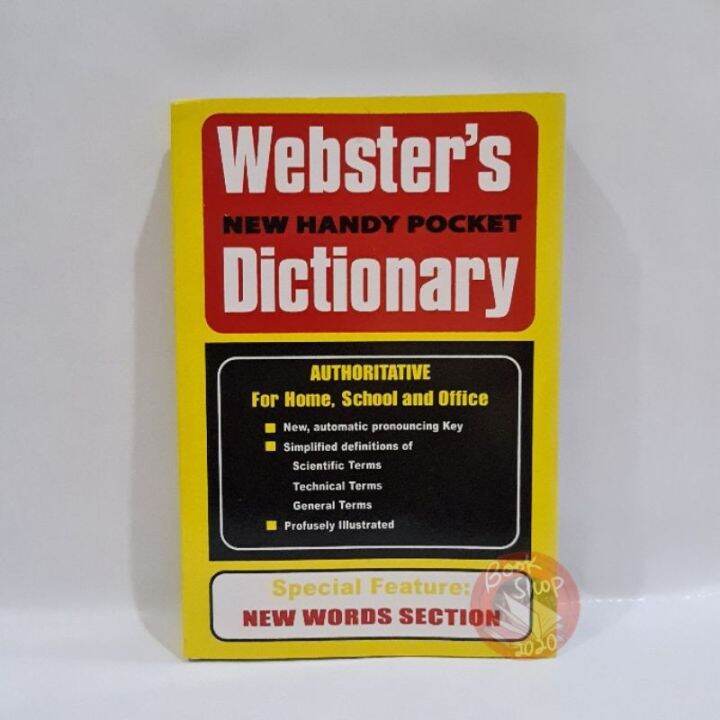 WEBSTER'S new handy pocket DICTIONARY (new word section) | Lazada PH