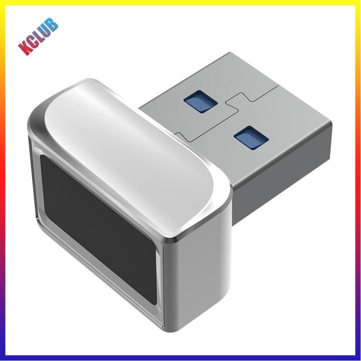 usb-โมดูลเครื่องอ่านลายนิ้วมือโลหะผสมสังกะสีโมดูลปลดล็อคลายนิ้วมือขนาดเล็กหลายภาษาปลอดภัยใช้งานสะดวกพกพาได้สำหรับแล็ปท็อปพีซี