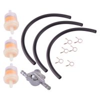 DWCX 5-6mm Diameter Gasoline Tap Filter Kit With Hose Clamp Fit For Moped Quad ATV Lawn Mower Trimmer Universal