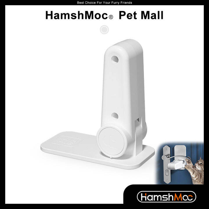 HamshMoc Durable Pet Proof Door Lever Lock Simple Install Door Handle