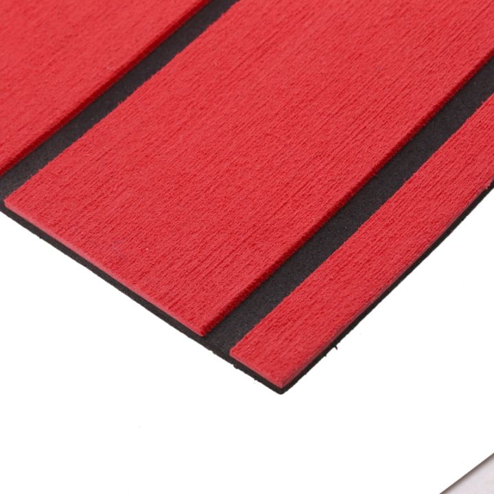 self-adhesive-eva-foam-teak-decking-yacht-marine-flooring-synthetic-boat-floor-mat-2400x450x6mm-red