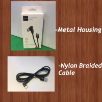 สายชร์จRock U-shape Type-c Metal Charge Sync Bracket Cable