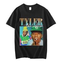 Funny Rapper Tyler The Creator Graphic Tshirts Black Retro T Shirt Cotton Tee Shirt Gildan