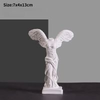 A Greek Goddess Of Victory Character Statue Angel Wing Art Figurine Decoration Home Office Cabinet Decor Resin Sculpture Ornament