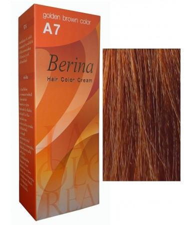 Thuốc Nhuộm Tóc Berina Natural Men/Women Plant Hair Dye Tint Hair Coloring  Fast Cream Hair Care Styling ,Popular Color DIY At Home Styling Products  (Product From Thailand) 