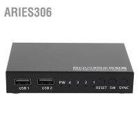 Aries306 Aimos 1-For-4 4 พอร์ต Usb คีย์บอร์ด เมาส์ ซิงโครไนเซอร์ ตัวควบคุม Kvm สวิตช์แยก