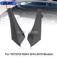 กระจังหน้ากระจกหน้ารถฝาครอบด้านนอกกระจังหน้าสำหรับ Toyota RAV4แผ่นครอบปัดน้ำฝน2014-2019