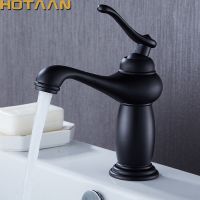 【YP】 . Grifo de lavabo negro para baño mezclador latón con torneiras cerámica banheiro novedad