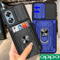 OPPO A17 A16 A98 A78 A76 A77 A92 Reno 8T Reno 8T Reno 8 Pro Reno 7 Pro Reno 5 A9 2020เคสมือถือกันกระแทกเอนกประสงค์สุดหรูเคสขาตั้งโลหะหมุนได้