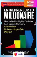 (ใหม่) พร้อมส่ง Entrepreneur to Millionaire: How to Build a Highly Profitable, Fast-Growth Company and Become Embarrassingly Rich Doing It [Hardcover]