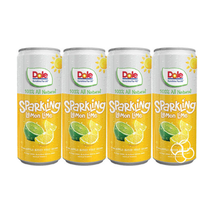 dole-lemon-lime-sparkling-drink-4-x-240ml-lazada-ph