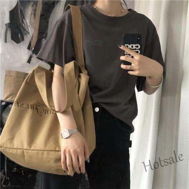 hot-sale-c16-korean-retro-printed-bag-large-capacity-canvas-bag-for-women-hand-bag-shoulder-bag-minimalist-versatile-tote-bag