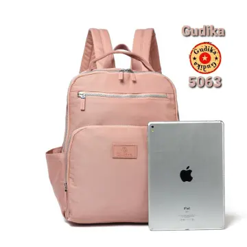 GUDIKA 5207 Tas Ransel Usb Charger Backpack Laptop Cewek & Pria Bahan  Waterproof Model Korea terbaru