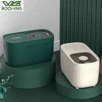 WBBOOMING ข้าวคอนเทนเนอร์ Grain กล่องเก็บอาหารสัตว์เลี้ยงกล่องแมลง Moisture-Proof Seal พร้อม Scale Storage Bucket