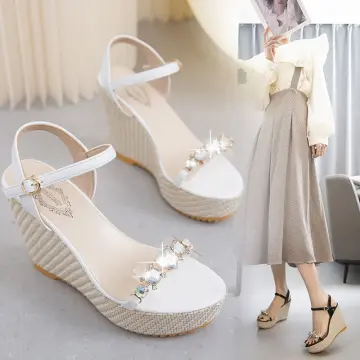 Wedge heel platform on sale shoes