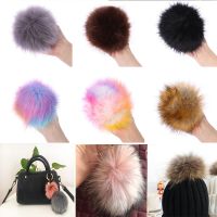 5cm Imitation Fox Hair Ball Women Hat Fur Pom Poms for Hats Caps Big Natural Raccoon Fur Pompon Fur Accessories