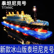 Tương thích với tàu hạt nhỏ khối LEGO Titanic cậu bé khó khăn với đồ chơi