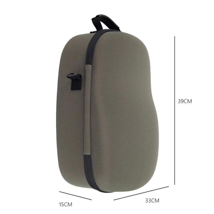 กระเป๋าเก็บของแบบพกพาความจุขนาดใหญ่ผ้ากันน้ำ-oxford-เก็บของสำหรับพกพา-มาใหม่กล่องกันกระแทกที่จับ-eva-pu-สำหรับ-vr2-ps5-ps