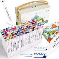 hot！【DT】 Arrtx Colors Alcohol Set for Painting/Sketching/Cartoon Coloring/Designing/Card Making